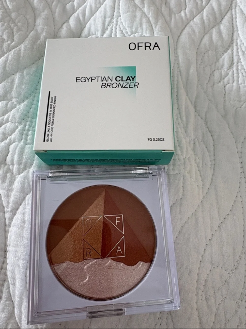 OFRA Egyptian Clay Bronzer - Brown & Cream NWT